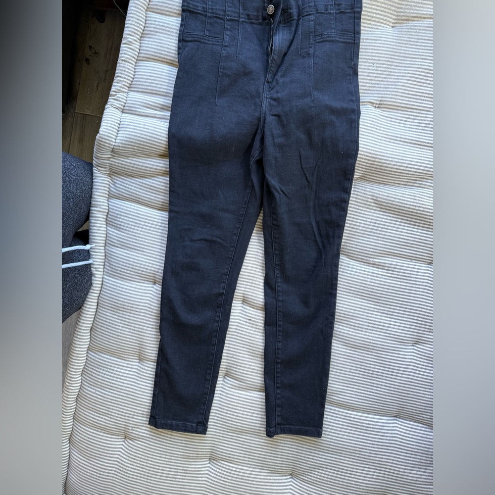Like new We the free high waisted black jeans 31
